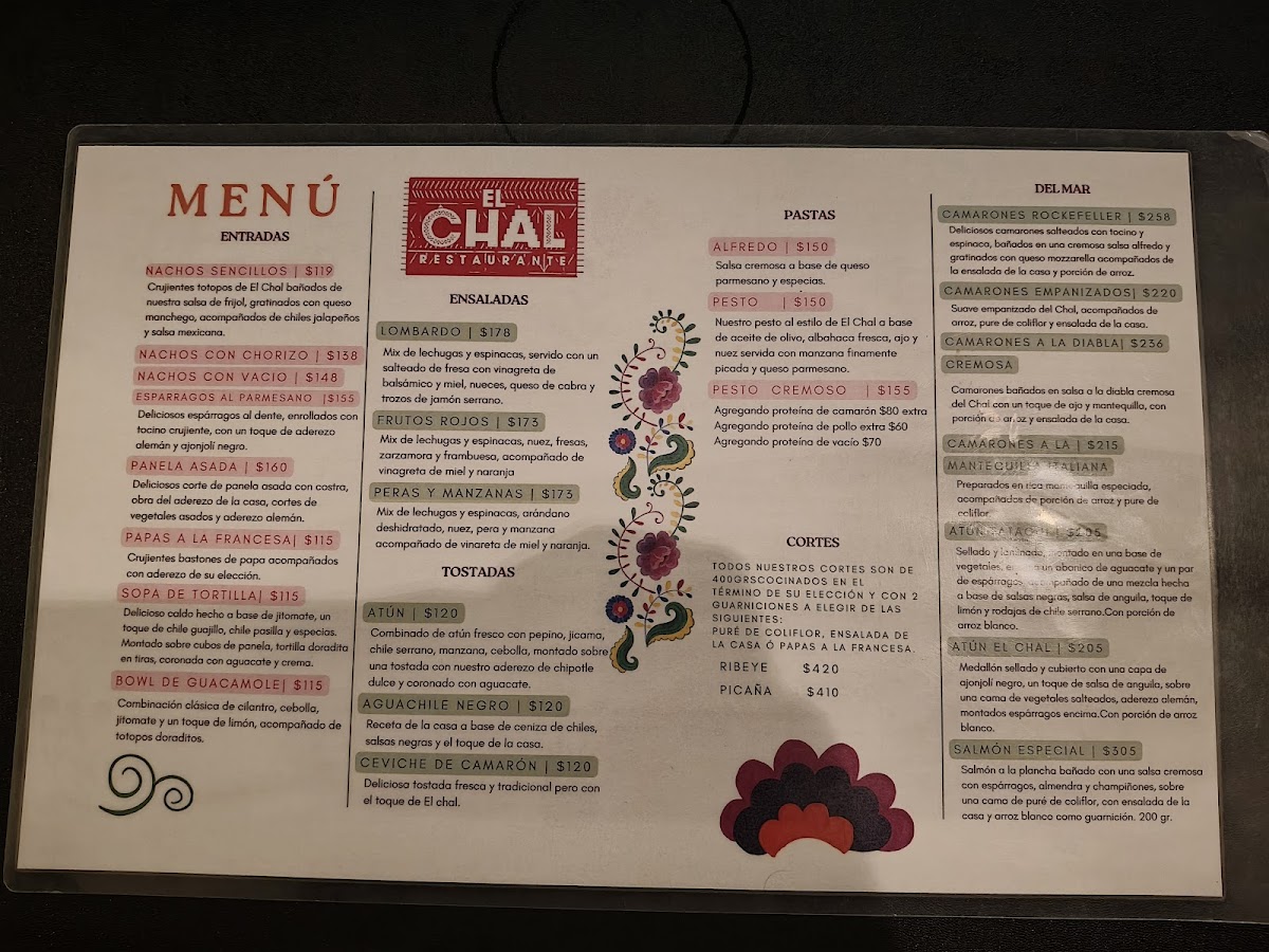 Menu El Chal Restaurante-10