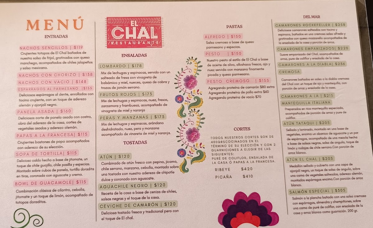Menu El Chal Restaurante-3