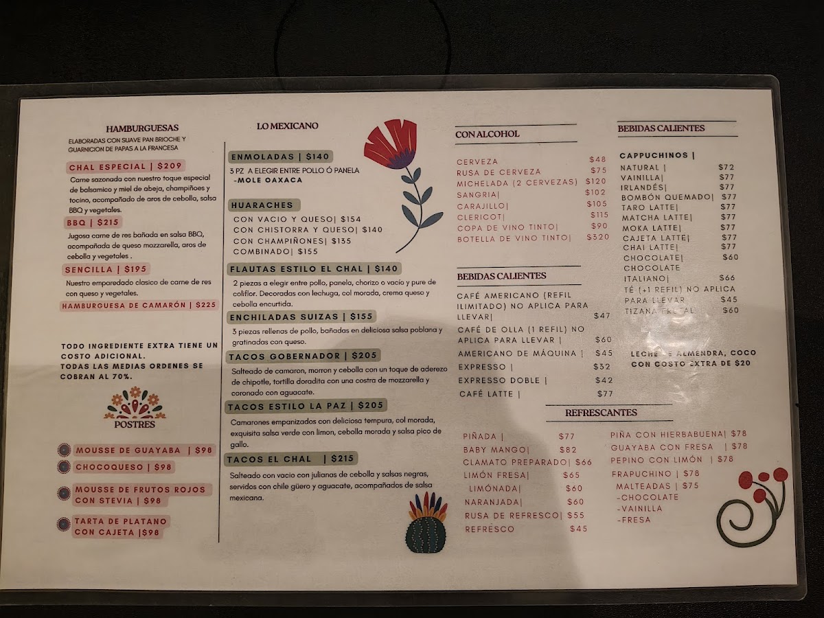 Menu El Chal Restaurante-6